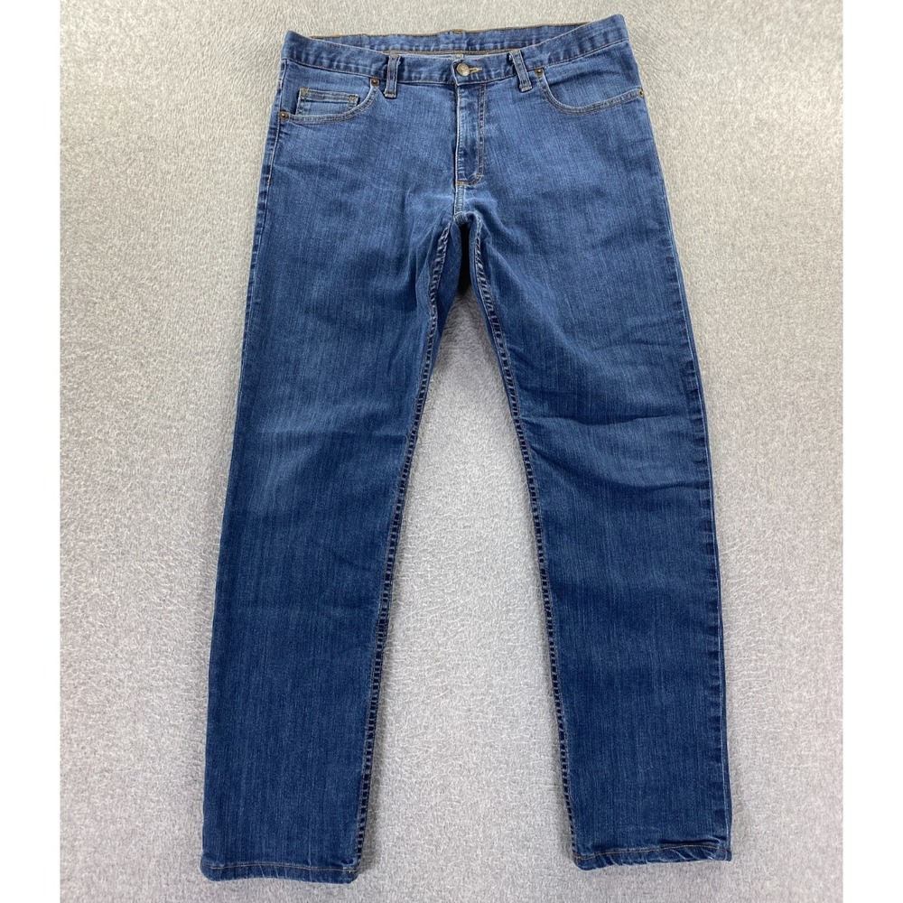 Dearborn Jeans Men 35 (Fit‎ 34x31) Blue Denim Classic Fit Stretch Made in USA